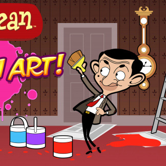 Mr Bean Splash Art