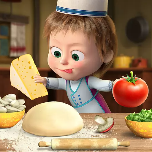 Masha e o Urso: Jogos de Pizza